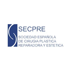 Logo de SECPRE, Sociedad Española de Cirugía Plástica Reparadora y Estética